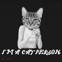 I'm A Cat Person Bucket Hat thumb 4