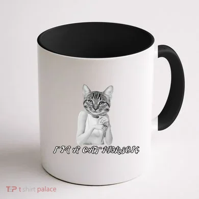 I'm A Cat Person Coffee Mug back