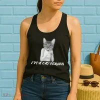 I'm A Cat Person Women's Tank Top thumb 2