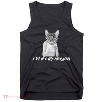 I'm A Cat Person Tank Top thumb 0