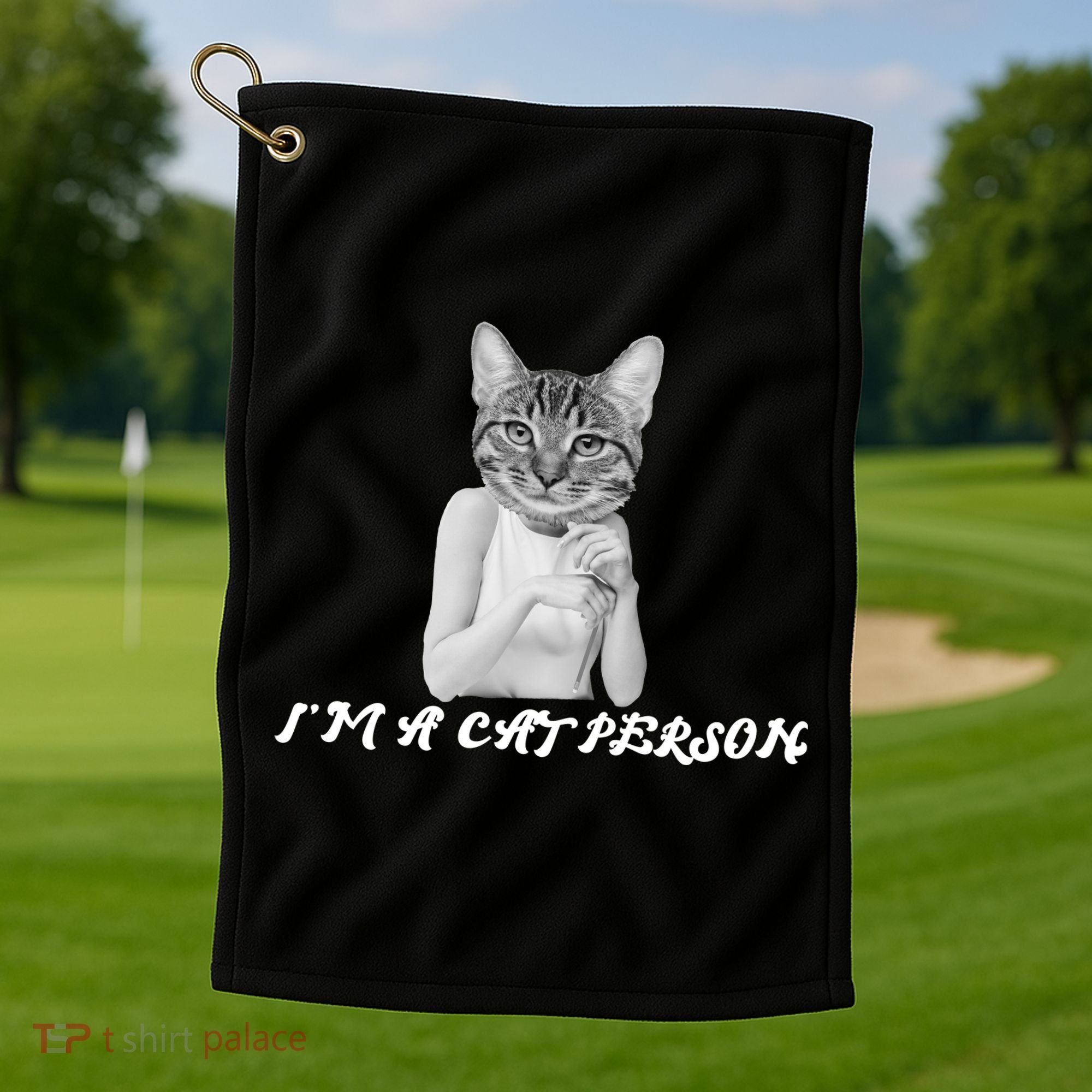 I'm A Cat Person Golf Towel