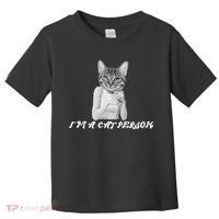 I'm A Cat Person Toddler T-Shirt thumb 0