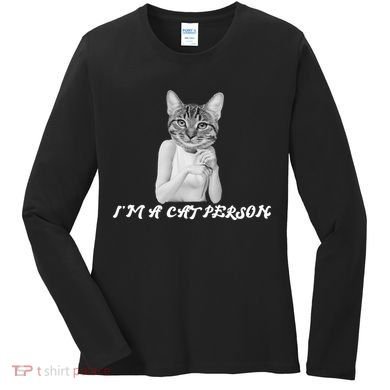 I'm A Cat Person Women's Long Sleeve Shirt