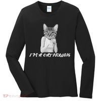 I'm A Cat Person Women's Long Sleeve Shirt thumb 0