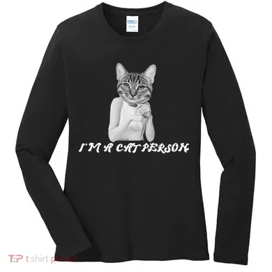 I'm A Cat Person Women's Long Sleeve Shirt