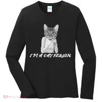 I'm A Cat Person Women's Long Sleeve Shirt thumb 0