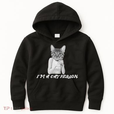 I'm A Cat Person Kids Hoodie