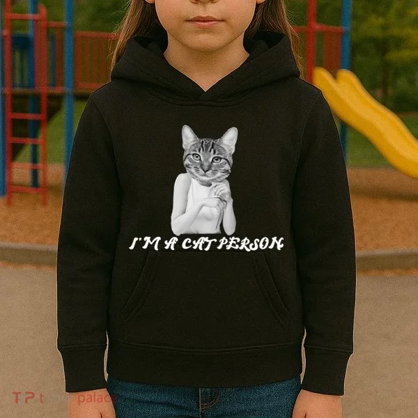 I'm A Cat Person Kids Hoodie