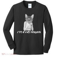 I'm A Cat Person Kids Long Sleeve Shirt thumb 0