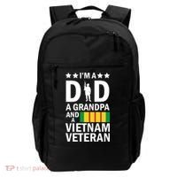 I'm A Dad A Grandpa and A Vietnam Veteran Backpack thumb 0
