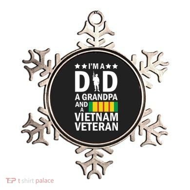 I'm A Dad A Grandpa and A Vietnam Veteran Ornament