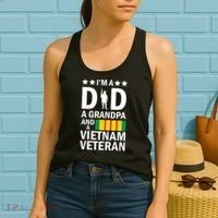 I'm A Dad A Grandpa and A Vietnam Veteran Women's Tank Top thumb 2