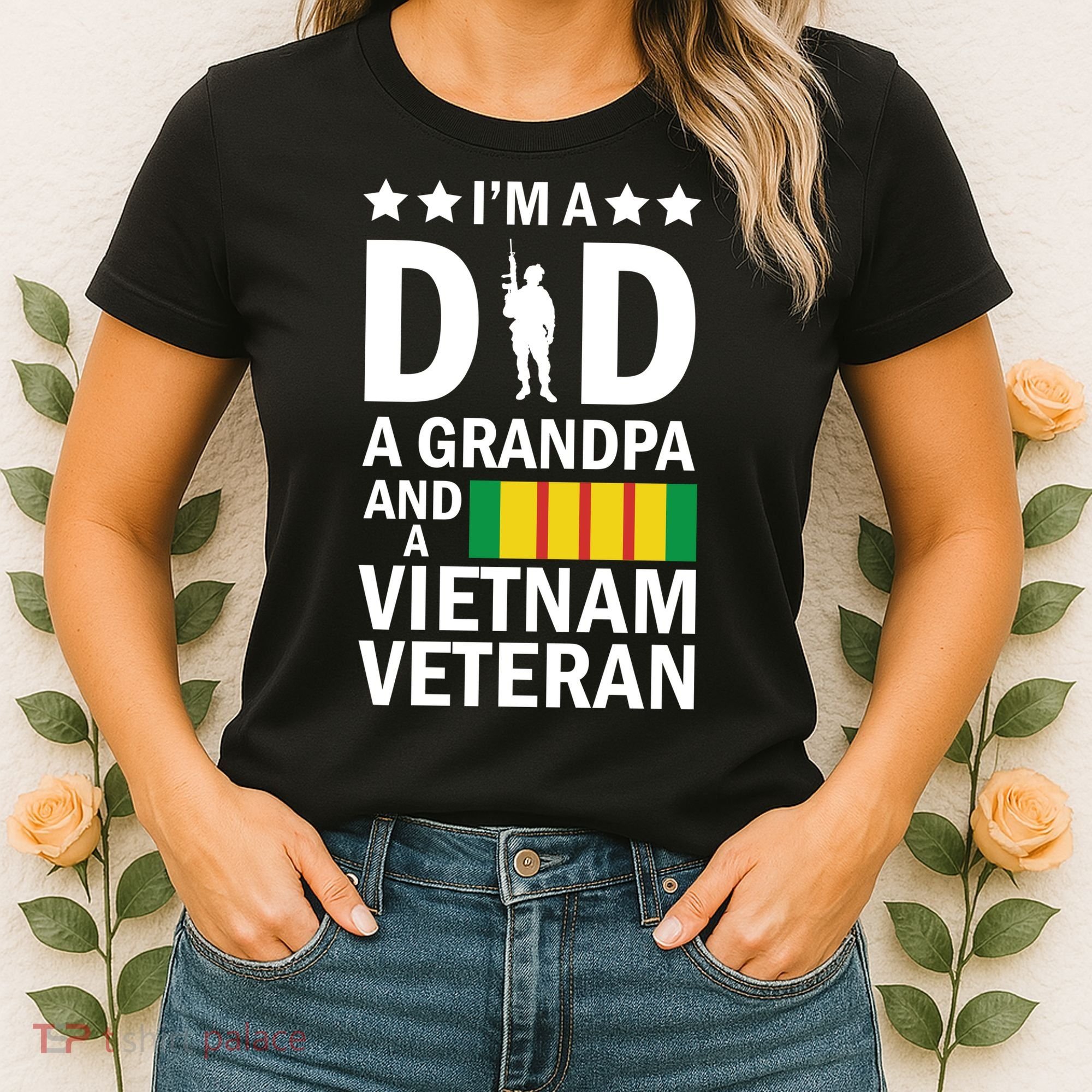 I'm A Dad A Grandpa and A Vietnam Veteran Women's T-Shirt