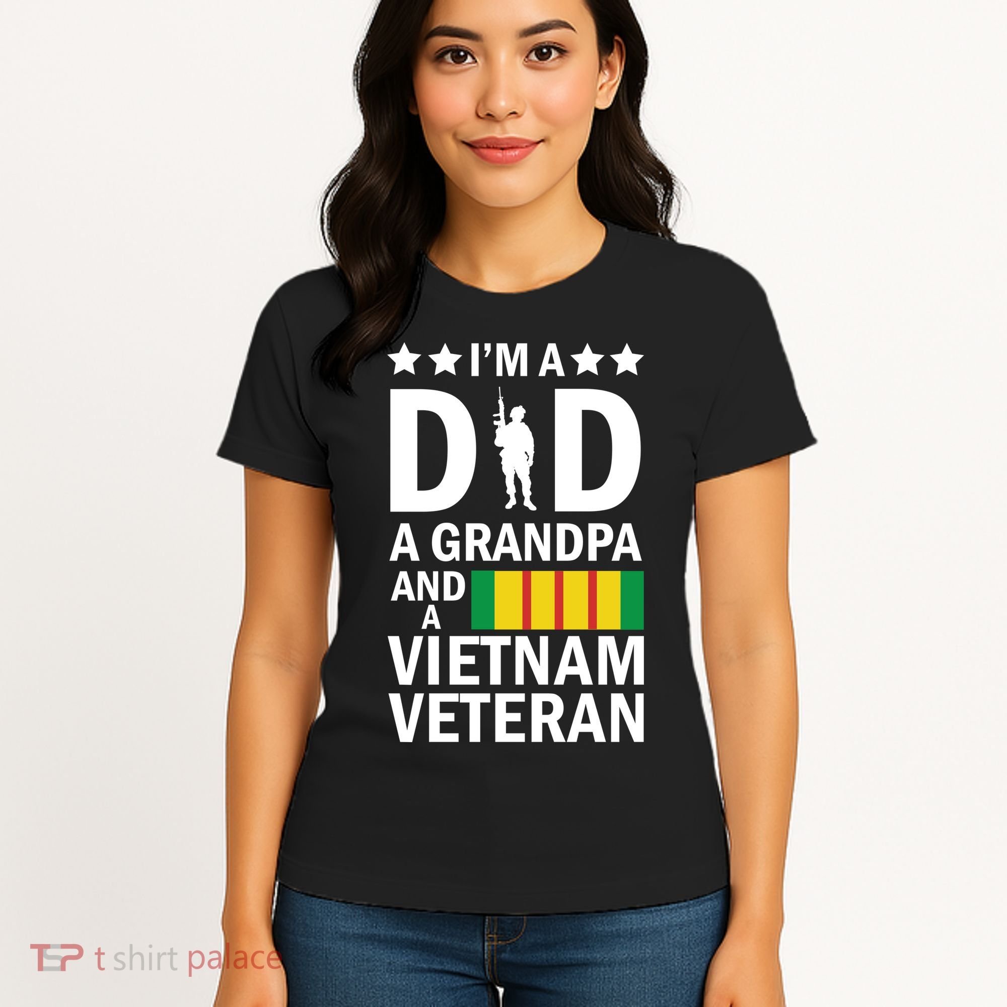 I'm A Dad A Grandpa and A Vietnam Veteran Women's T-Shirt