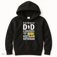 I'm A Dad A Grandpa and A Vietnam Veteran Kids Hoodie thumb 0