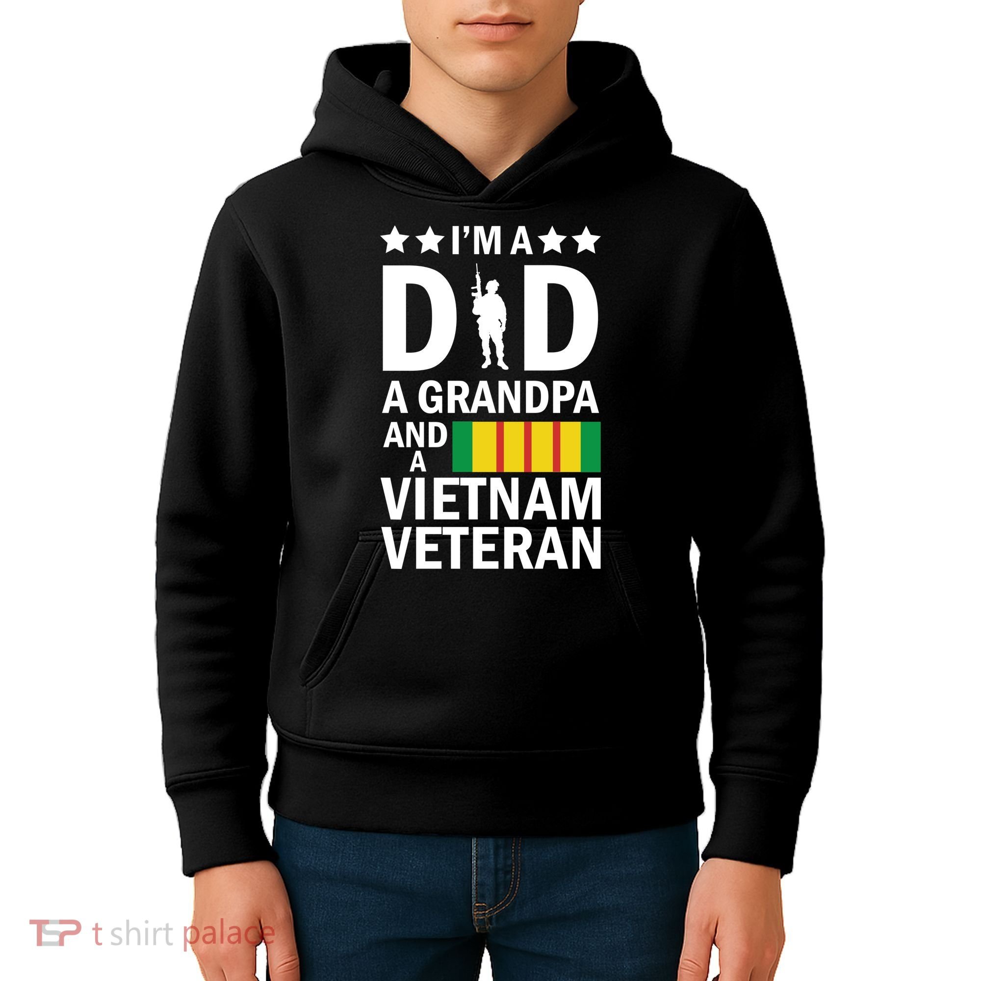 I'm A Dad A Grandpa and A Vietnam Veteran Kids Hoodie