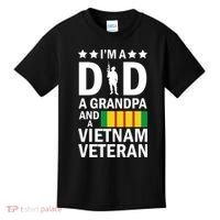 I'm A Dad A Grandpa and A Vietnam Veteran Kids T-Shirt thumb 0