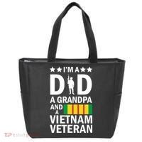 I'm A Dad A Grandpa and A Vietnam Veteran Tote Bag thumb 0