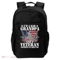 I'm A Dad Grandpa Veteran Nothing Scares me Backpack thumb 0