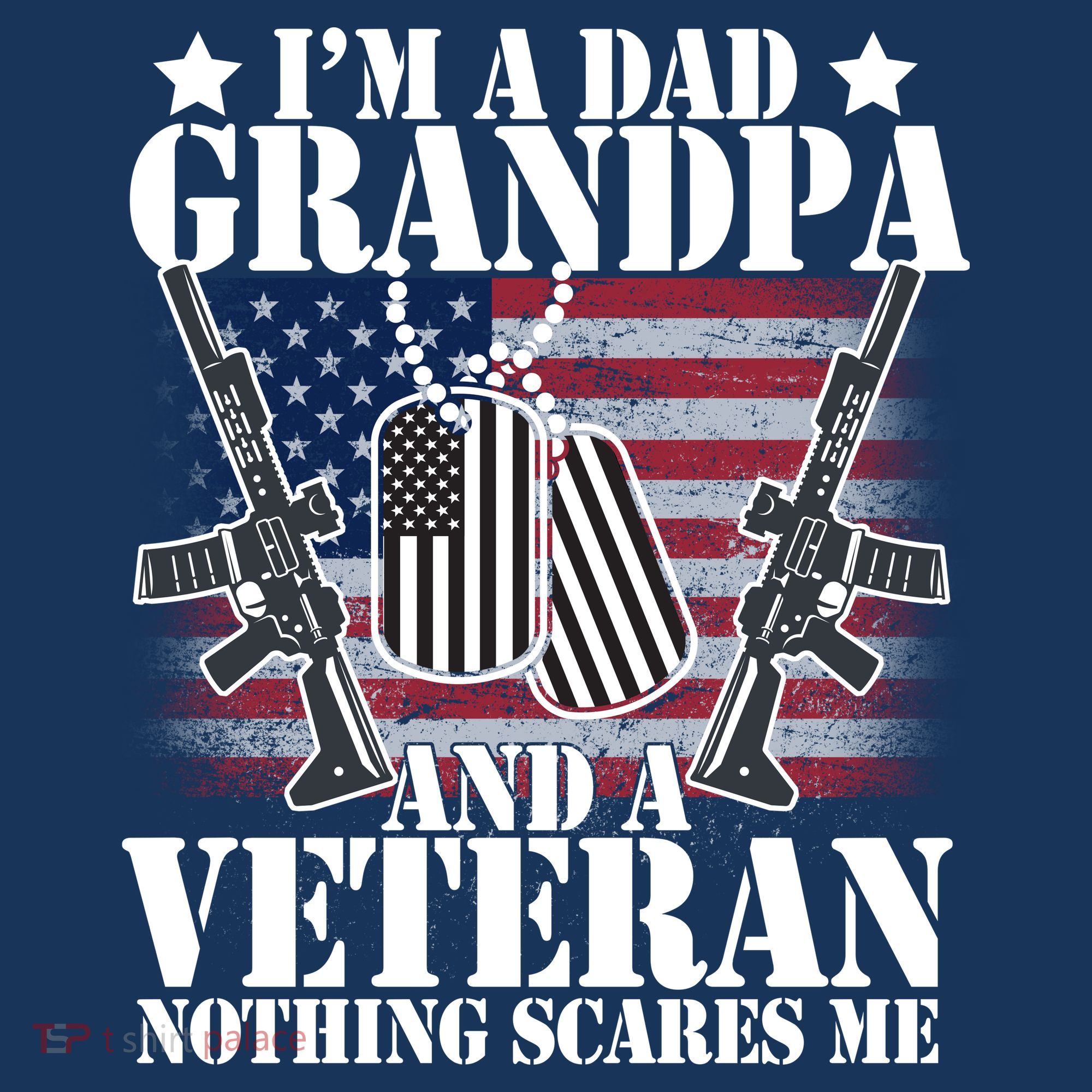 I'm A Dad Grandpa Veteran Nothing Scares me Women's Hoodie