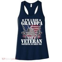 I'm A Dad Grandpa Veteran Nothing Scares me Women's Tank Top thumb 0