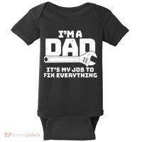 I'm A Dad It's My Job To Fix Everything Baby Bodysuit thumb 0