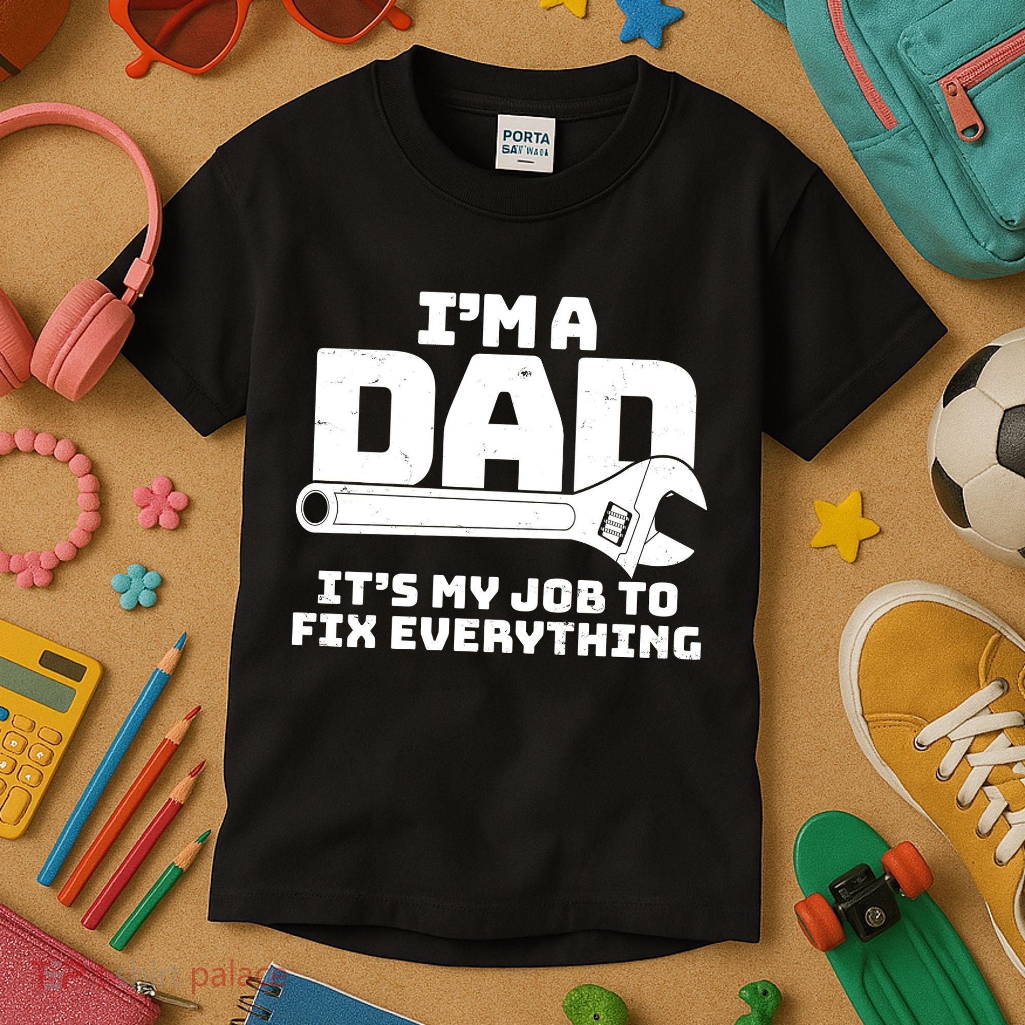 I'm A Dad It's My Job To Fix Everything Kids T-Shirt