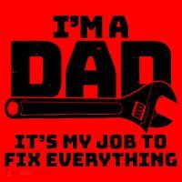 I'm A Dad It's My Job To Fix Everything Santa Hat thumb 1