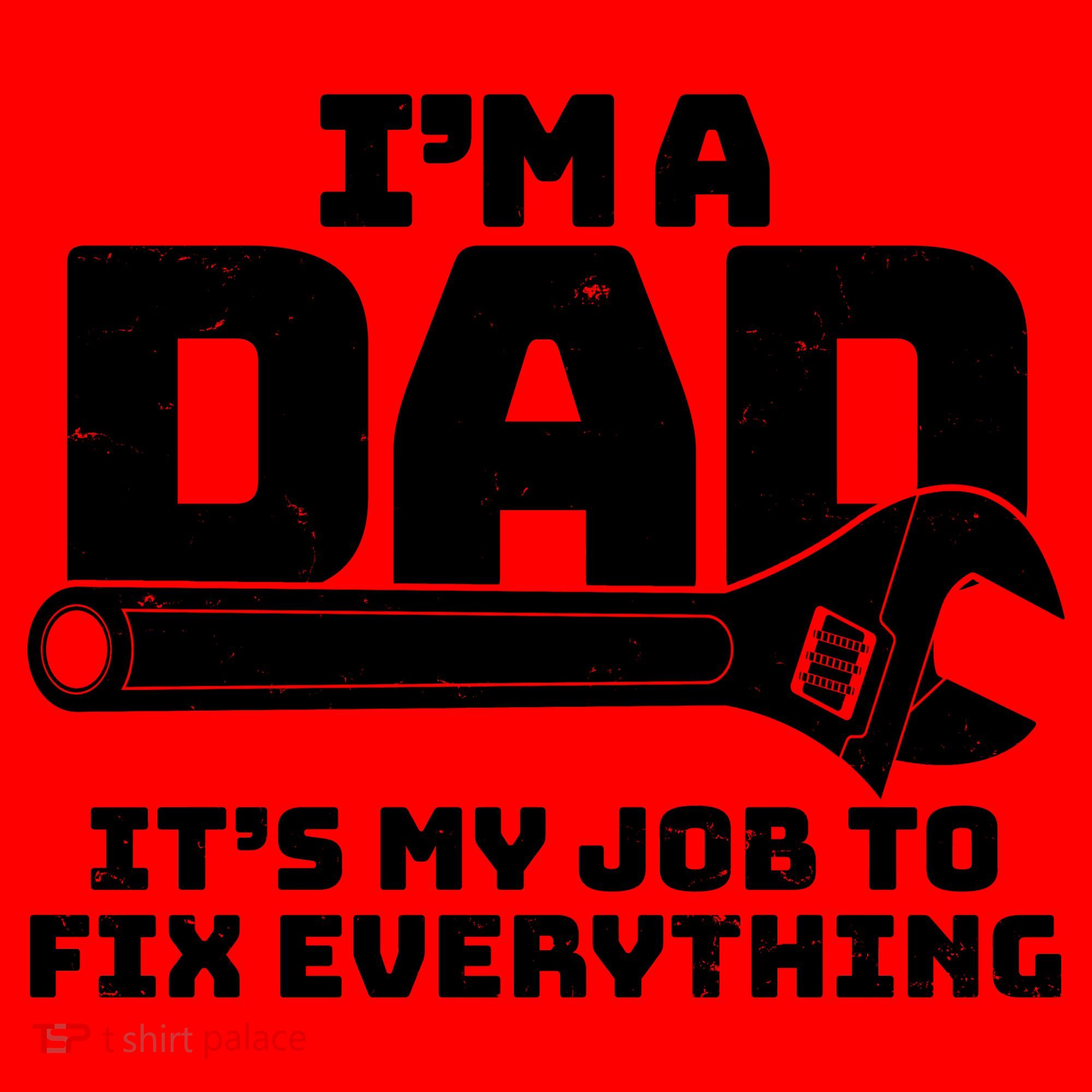 I'm A Dad It's My Job To Fix Everything Santa Hat
