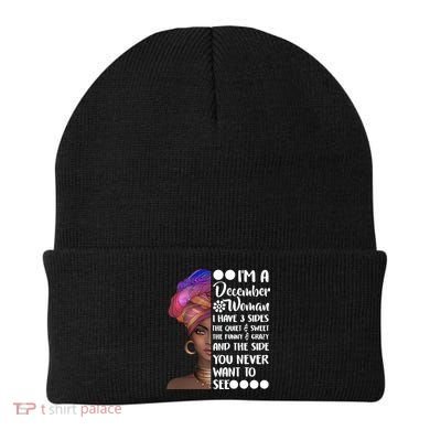 I'm A December Woman Cute Birthday Beanie