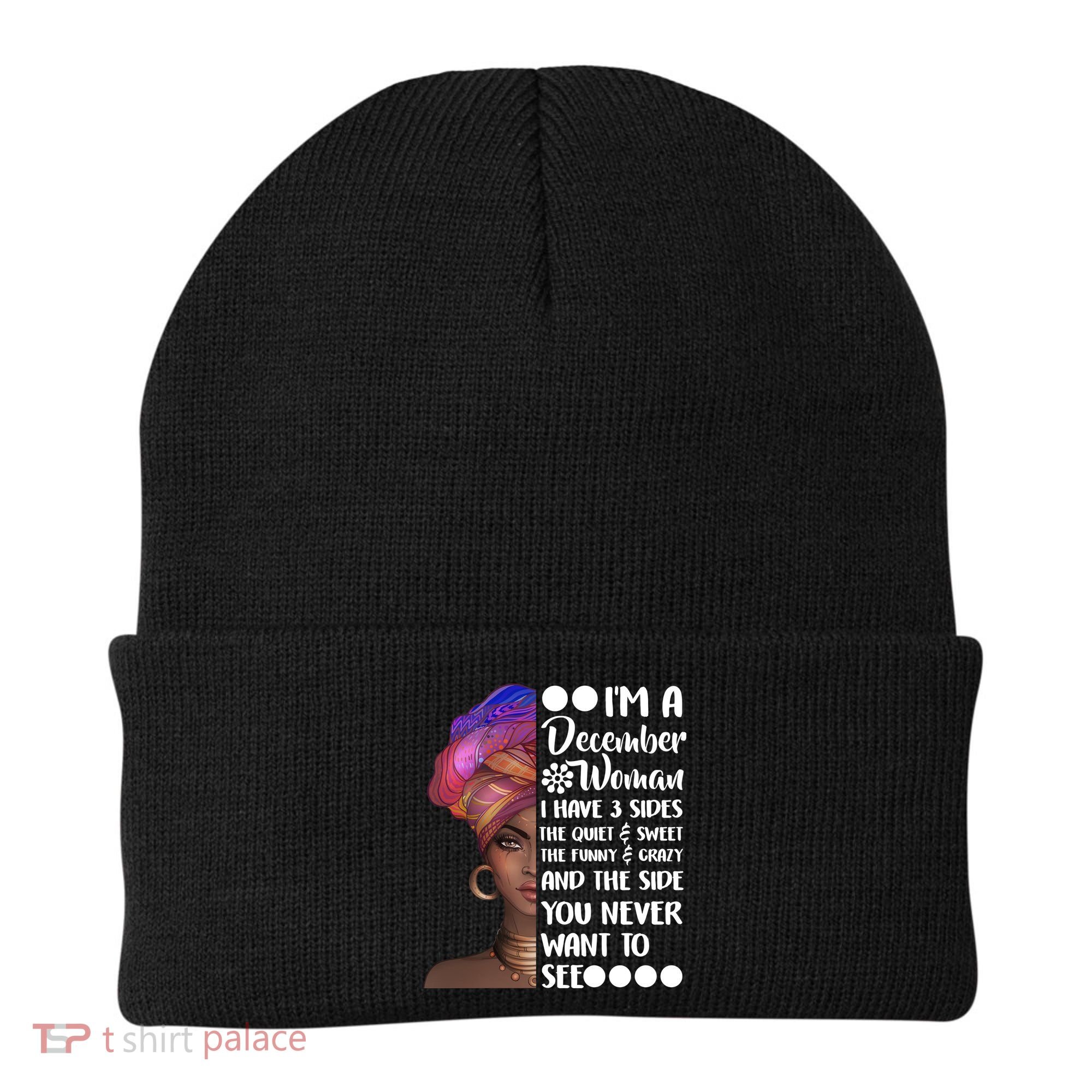 I'm A December Woman Cute Birthday Beanie