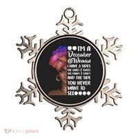 I'm A December Woman Cute Birthday Ornament thumb 0