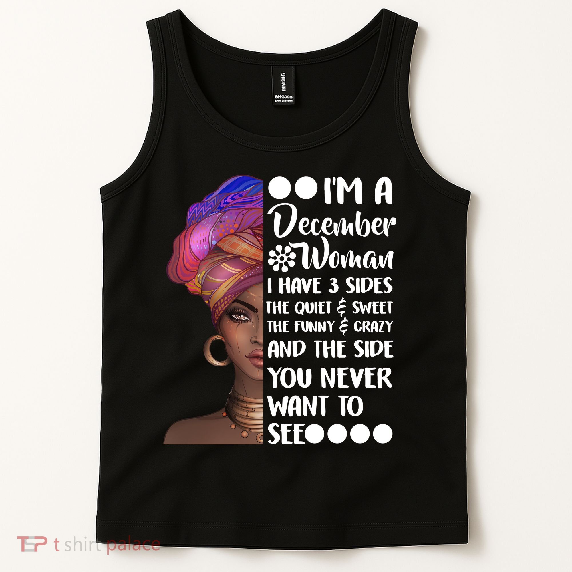 I'm A December Woman Cute Birthday Tank Top