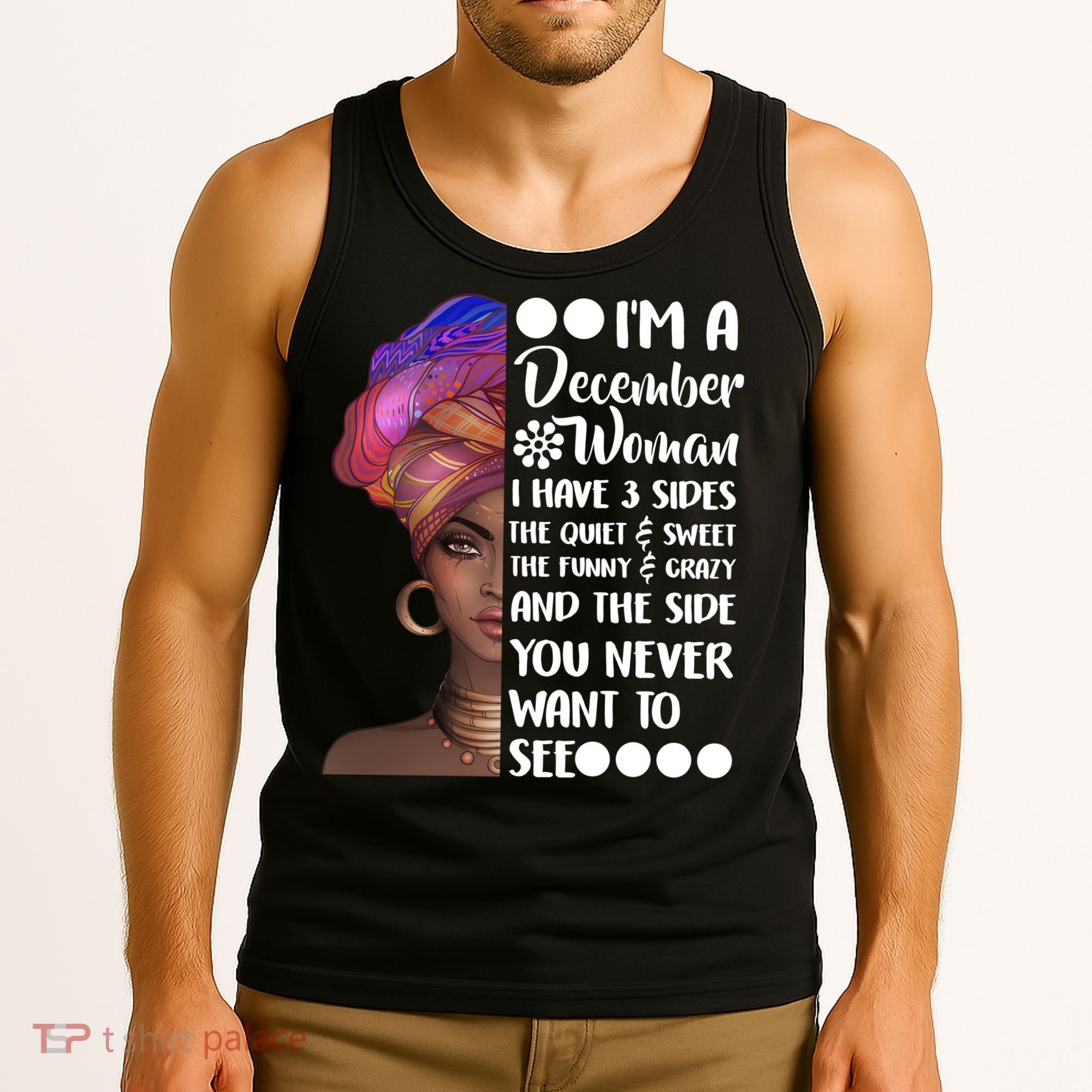 I'm A December Woman Cute Birthday Tank Top