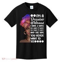 I'm A December Woman Cute Birthday Kids T-Shirt thumb 0
