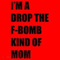 I'm A Drop The F-Bomb Kind Of Mom Santa Hat thumb 1
