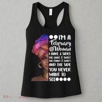 I'm A February Woman Women's Tank Top thumb 3