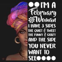 I'm A February Woman Women's T-Shirt thumb 6