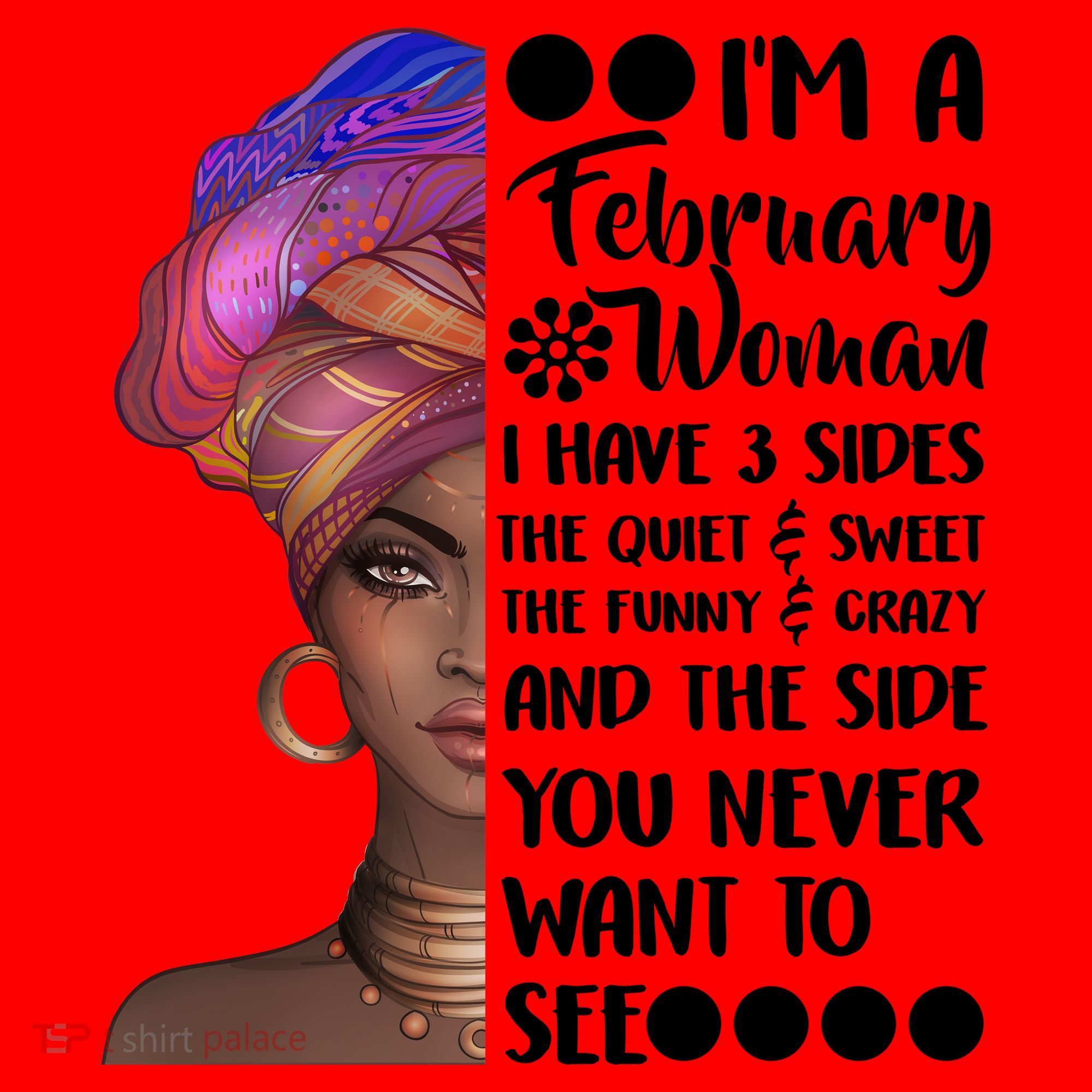 I'm A February Woman Santa Hat