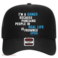 I'm A Gamer Because Punching People Hat thumb 0