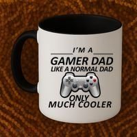 I'm A Gamer Dad Like A Normal Dad But Much Cooler Coffee Mug thumb 2