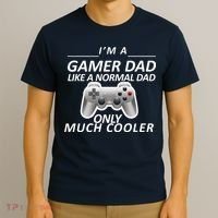 I'm A Gamer Dad Like A Normal Dad But Much Cooler T-Shirt thumb 3