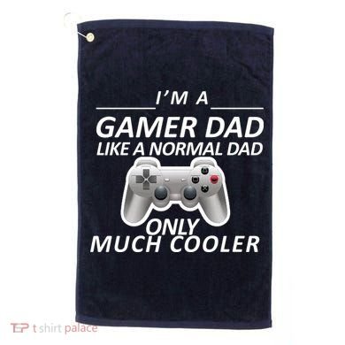 I'm A Gamer Dad Like A Normal Dad But Much Cooler Golf Towel