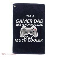 I'm A Gamer Dad Like A Normal Dad But Much Cooler Golf Towel thumb 0