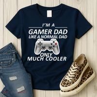 I'm A Gamer Dad Like A Normal Dad But Much Cooler Women's T-Shirt thumb 3