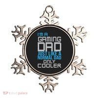 I'm A Gaming Dad Like a Normal Dad Only Cooler Ornament thumb 0