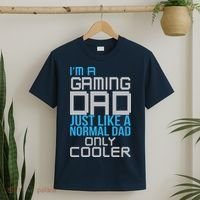 I'm A Gaming Dad Like a Normal Dad Only Cooler T-Shirt thumb 2