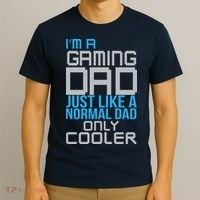 I'm A Gaming Dad Like a Normal Dad Only Cooler T-Shirt thumb 3