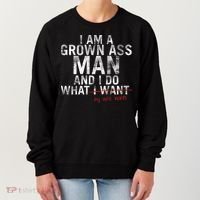 I'm A Grown Man And I Do What My Wife Wants Women's Sweatshirt thumb 0