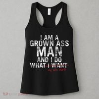 I'm A Grown Man And I Do What My Wife Wants Women's Tank Top thumb 3